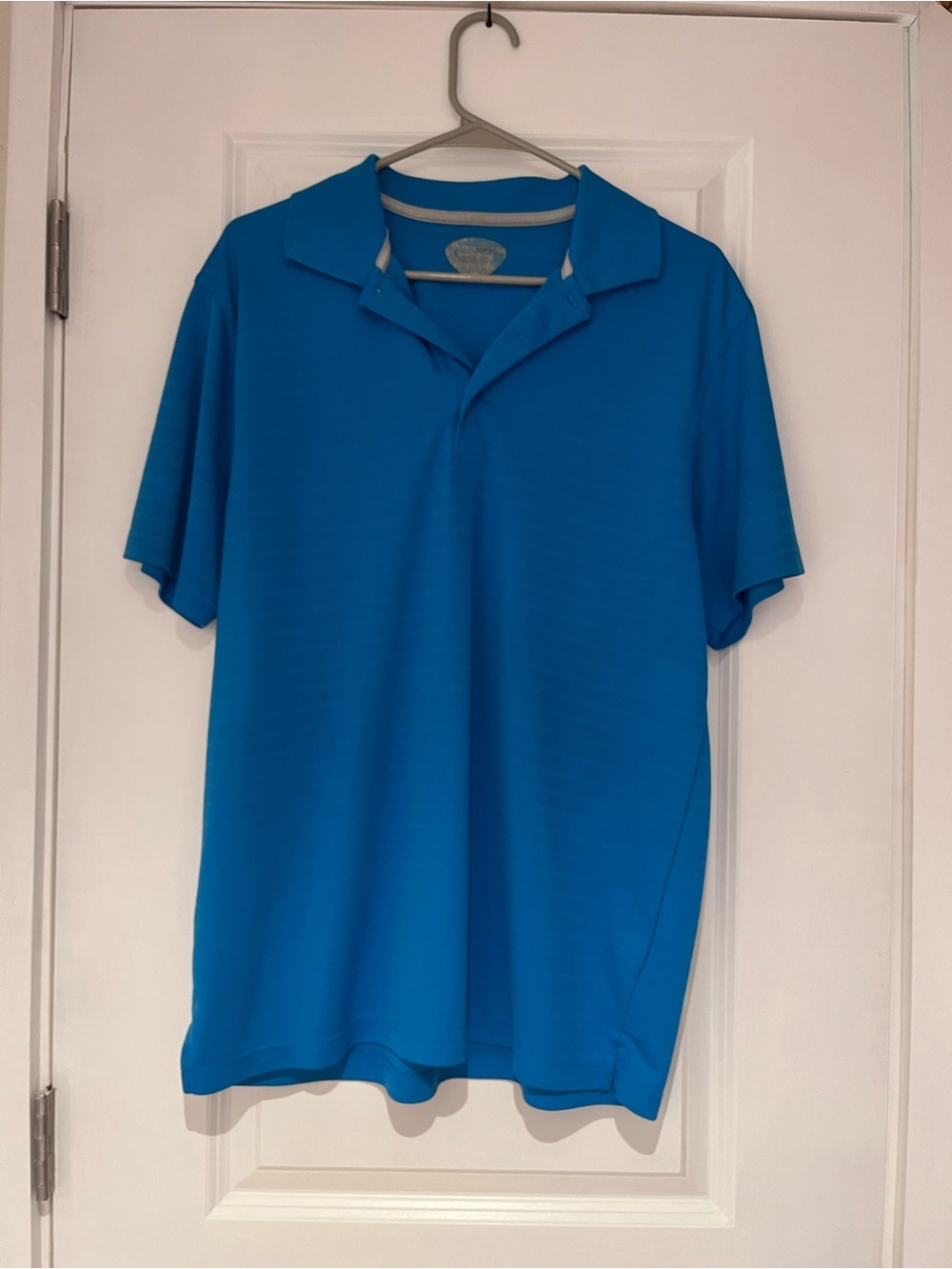 Blue men’s polo